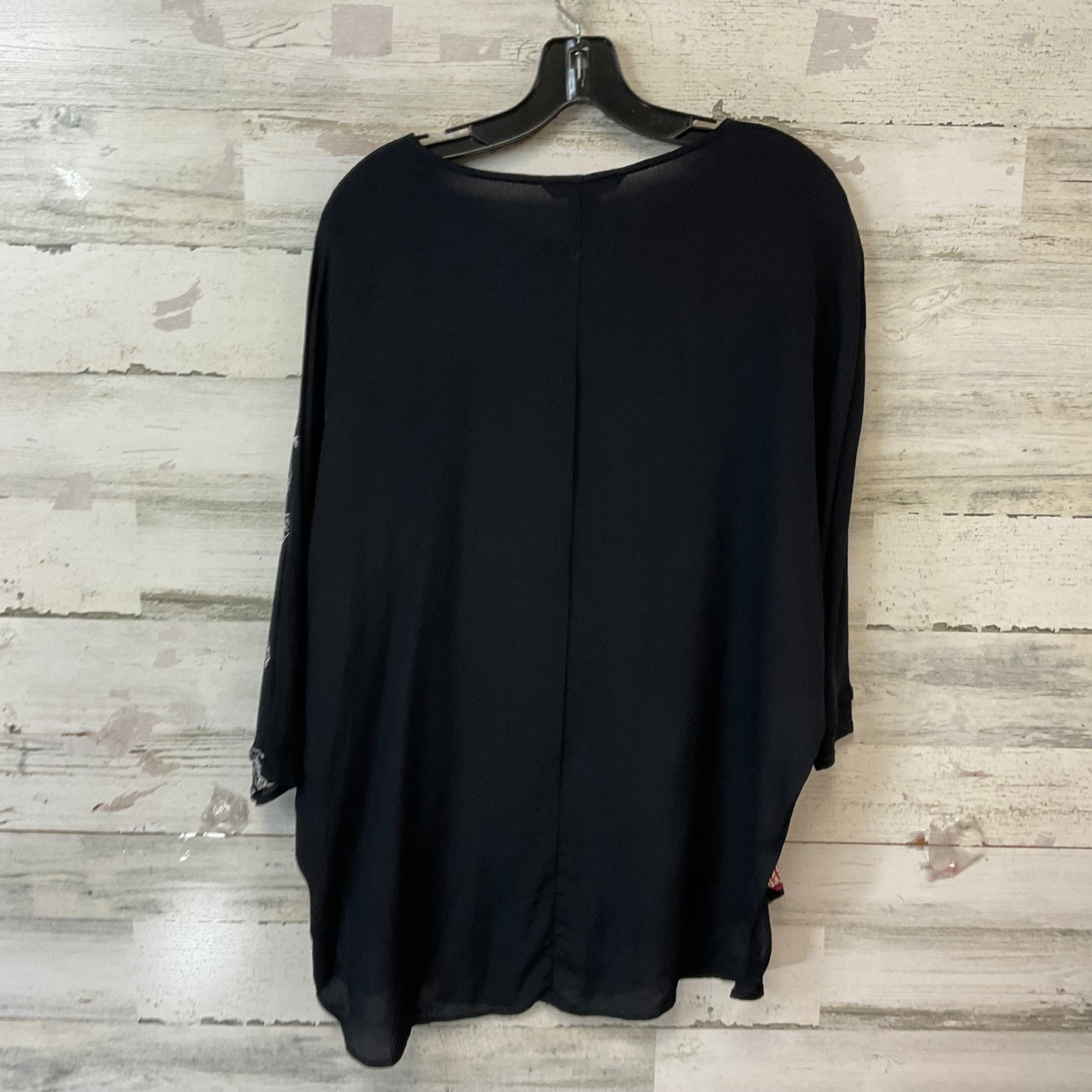 Top Long Sleeve By Desigual In Black, Size: S