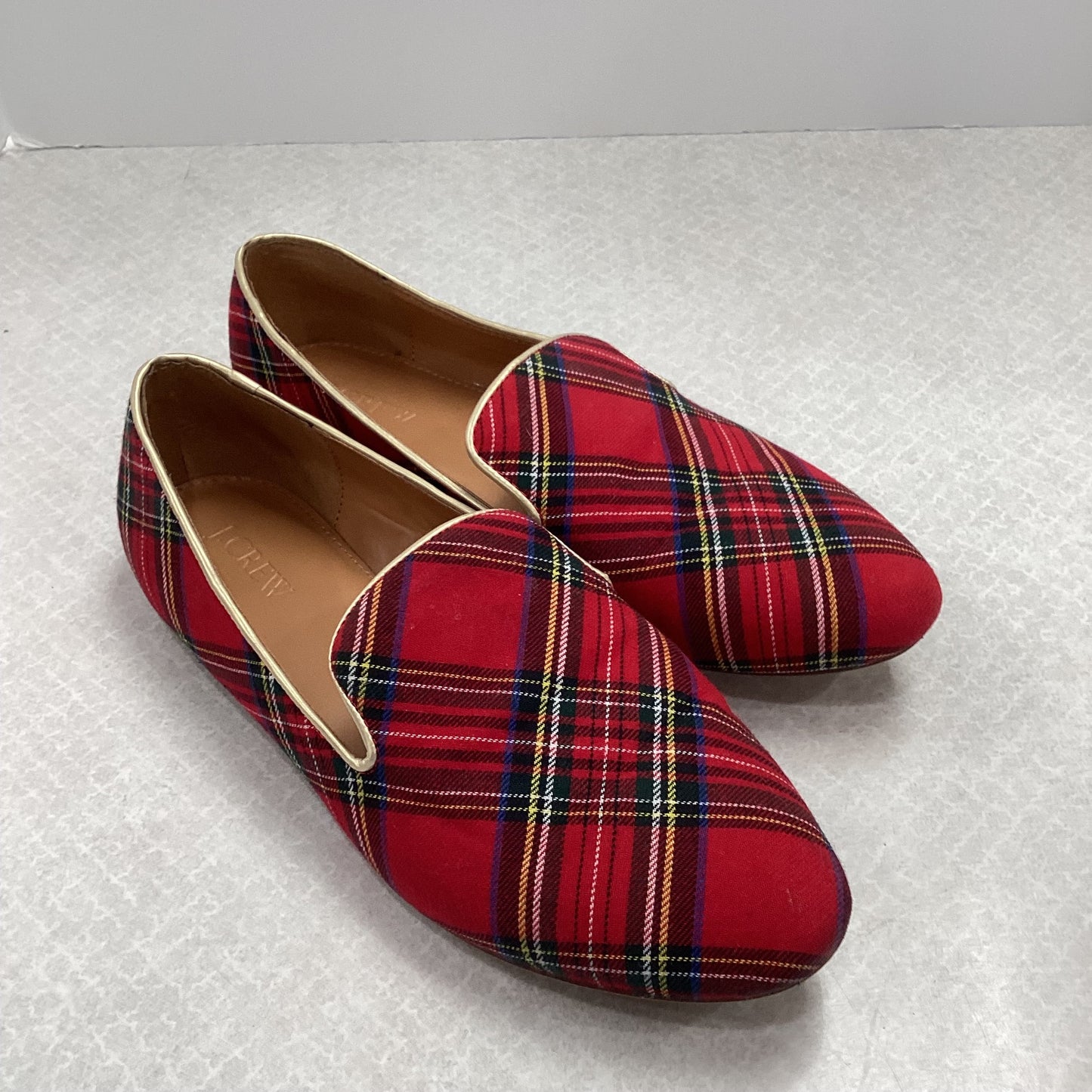 Shoes Flats By J. Crew In Red, Size: 8