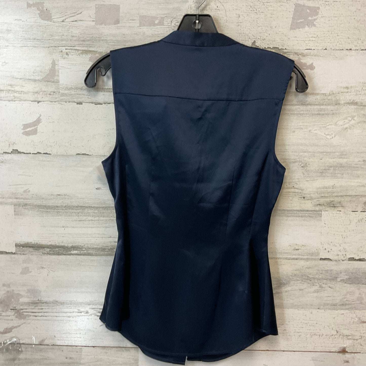 Blouse Sleeveless By Theory In Navy, Size: S