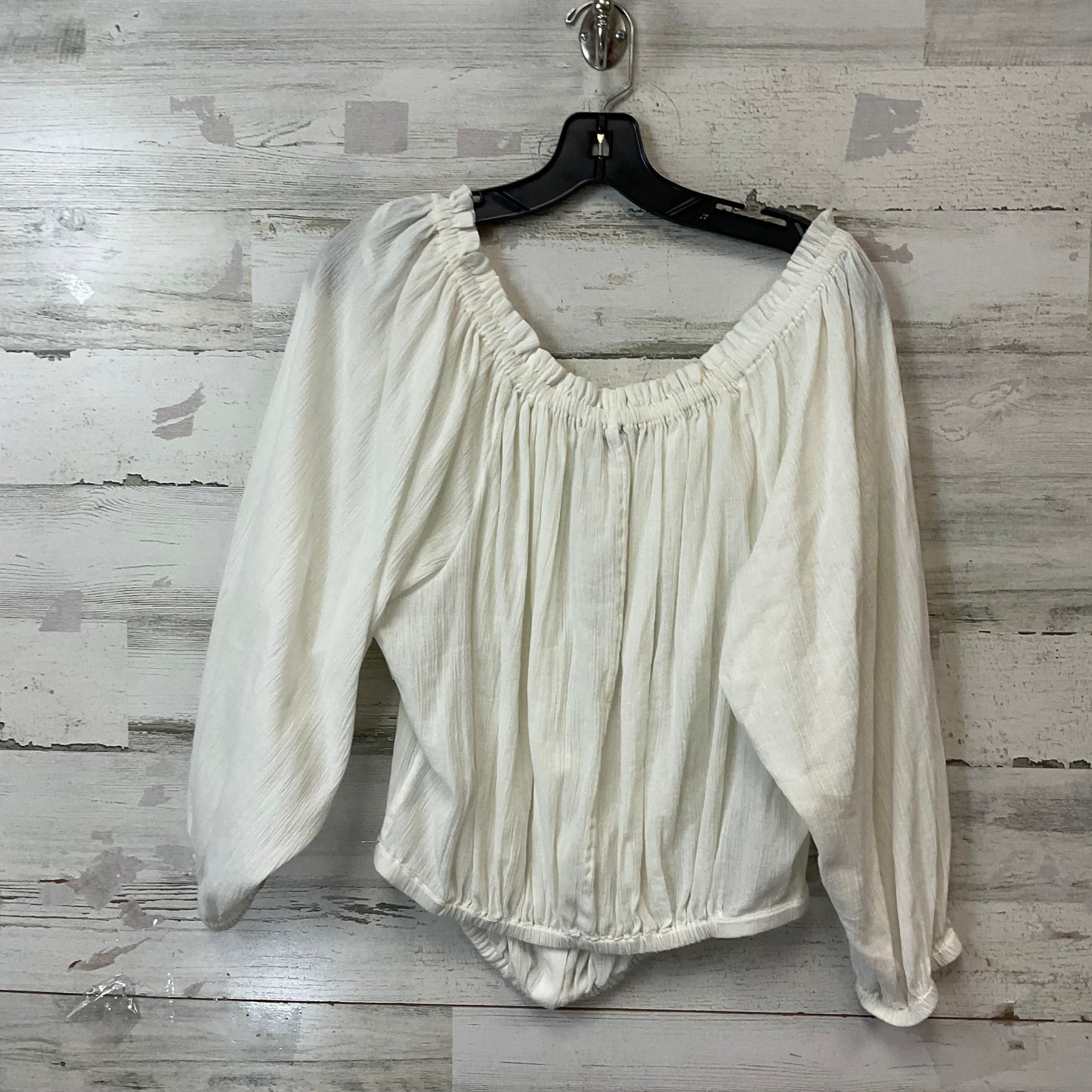 Blouse Long Sleeve By Rag And Bone In White, Size: S