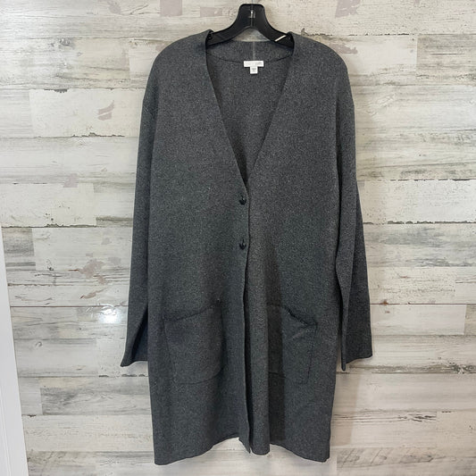 Sweater Cardigan By J. Jill In Grey, Size: Xl