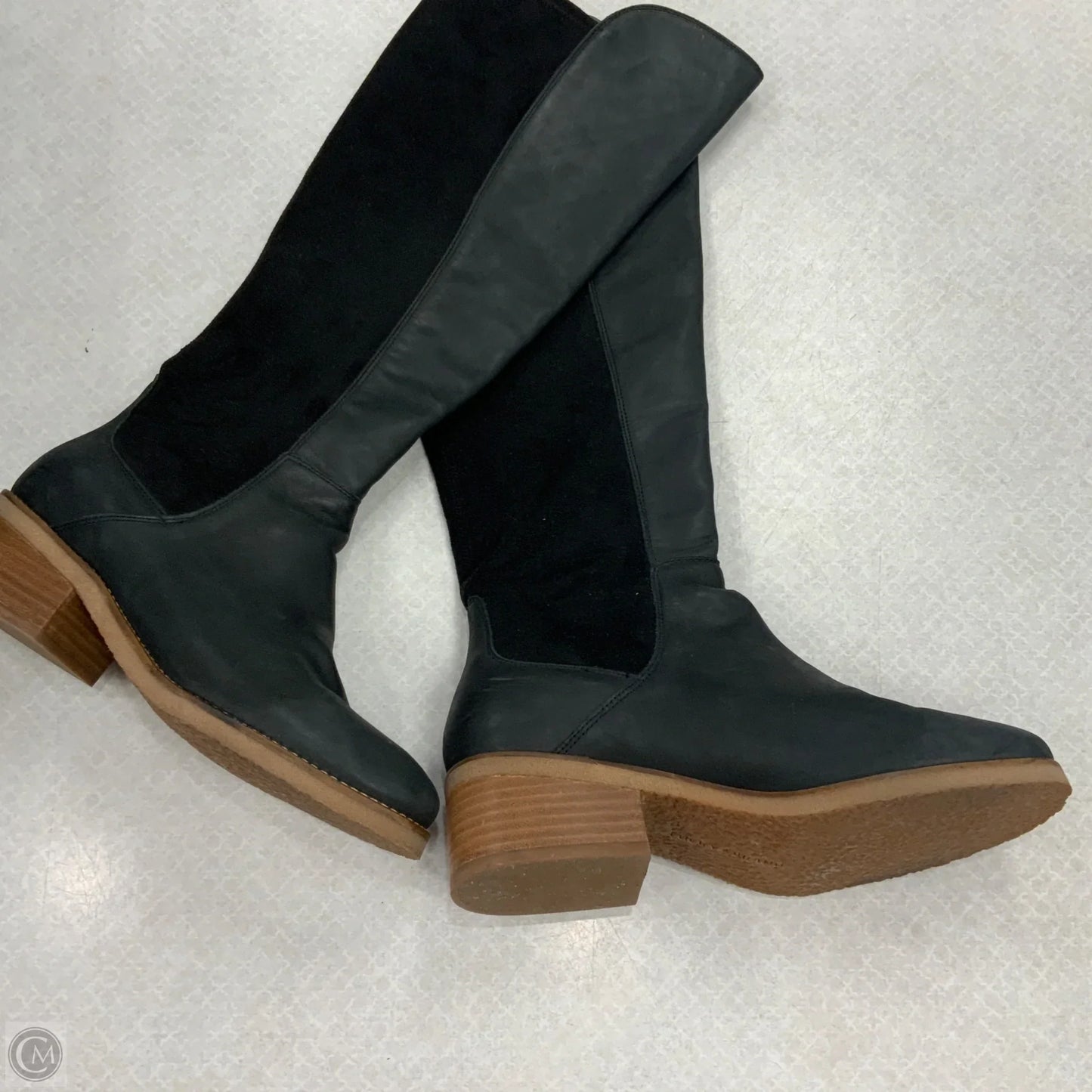 Boots Knee Flats By Lucky Brand In Black, Size: 9