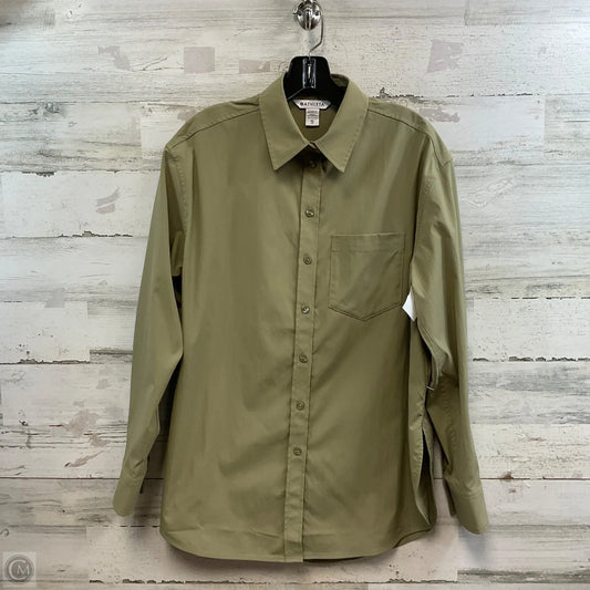 Blouse Long Sleeve By Athleta In Green, Size: Xs