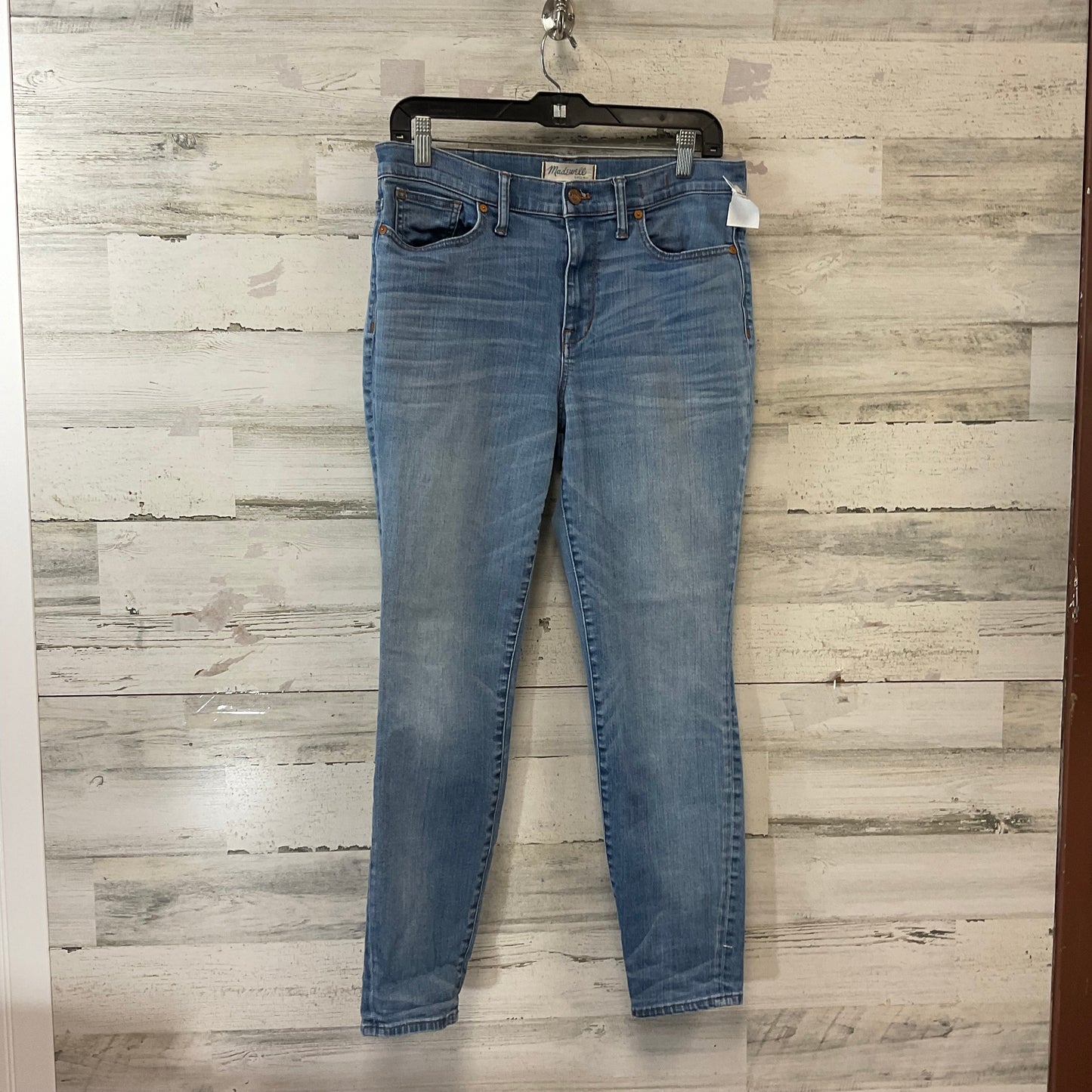 Jeans Skinny By Madewell In Blue, Size: 12