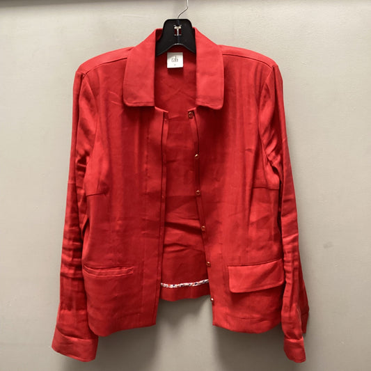 Jacket Other By Cabi In Red, Size: M