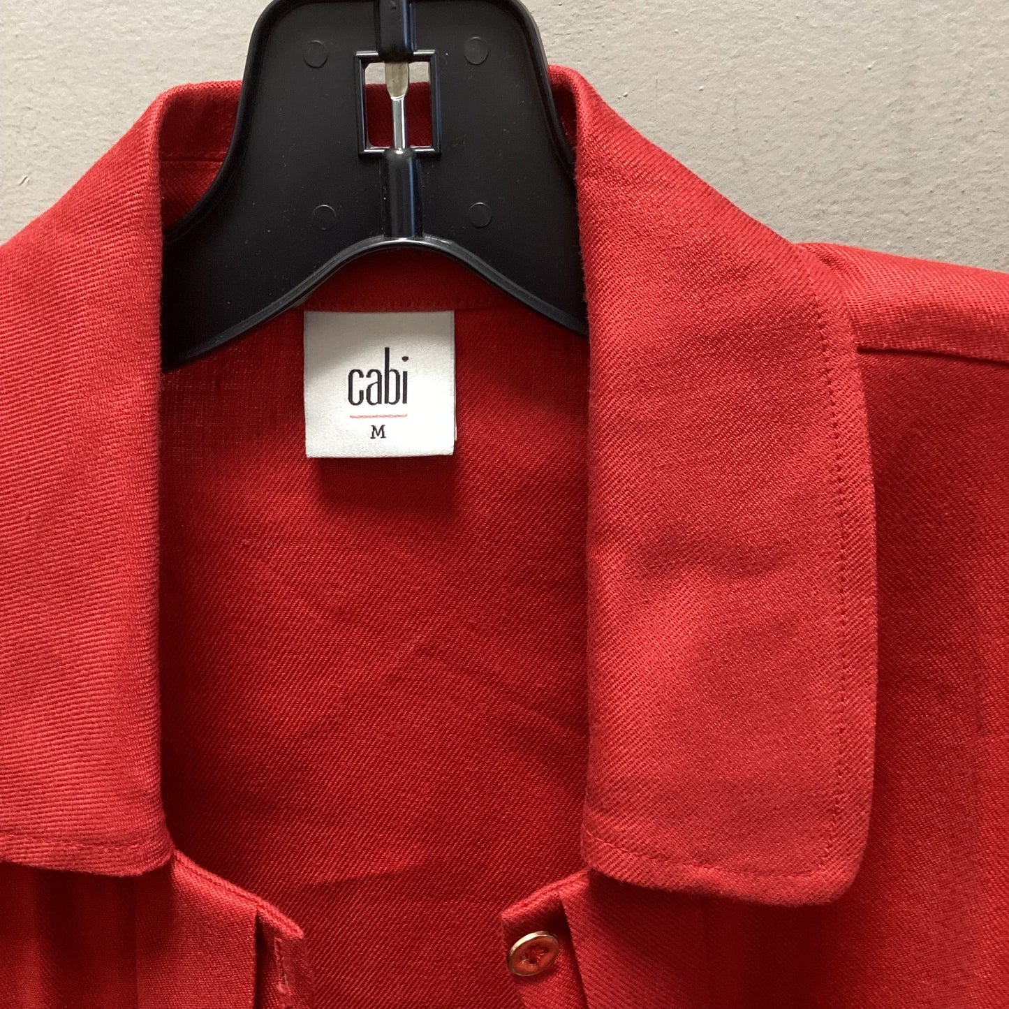 Jacket Other By Cabi In Red, Size: M