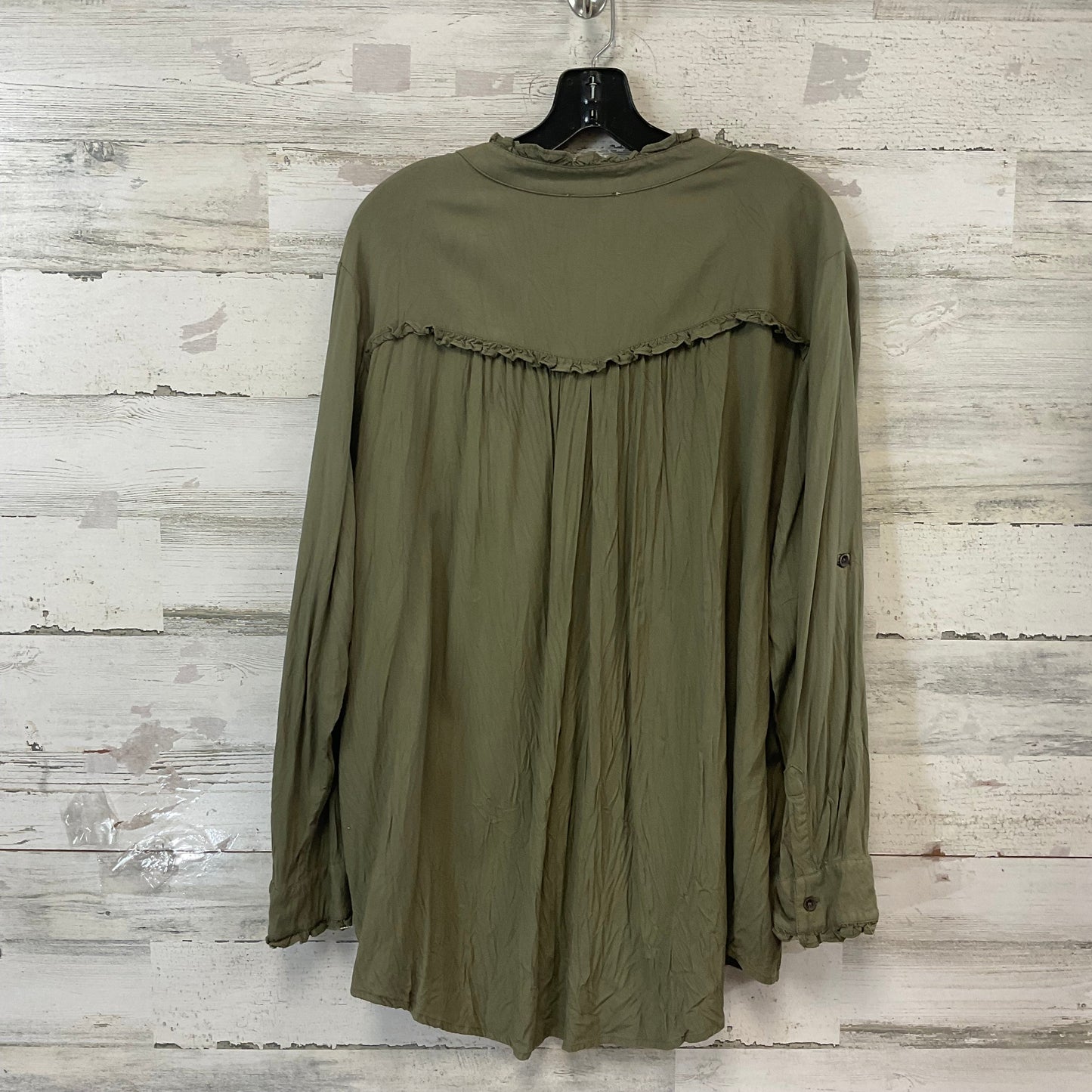 Blouse Long Sleeve By Sundance In Green, Size: Xl