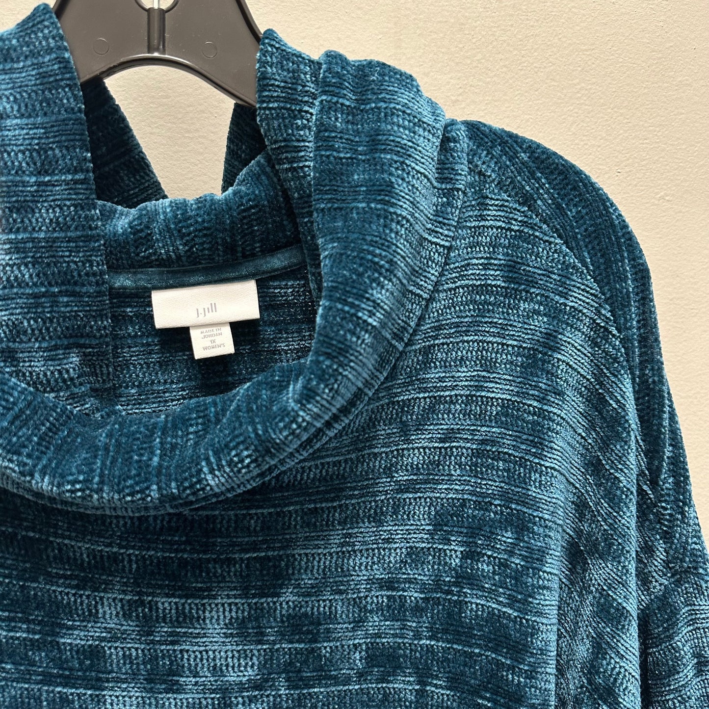 Sweater By J Jill In Teal, Size: 1x