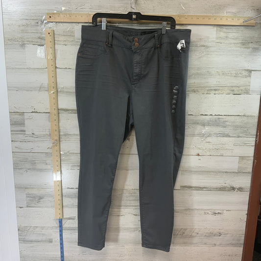 Grey Pants Ankle Maurices, Size 22