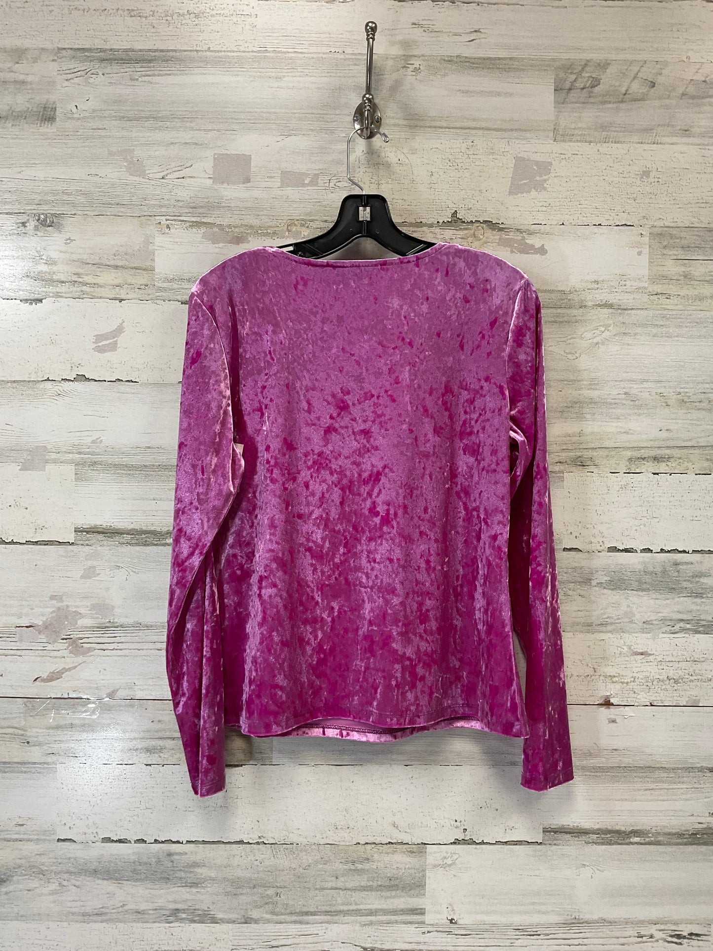 Top Long Sleeve By G By Giuliana In Pink, Size: L