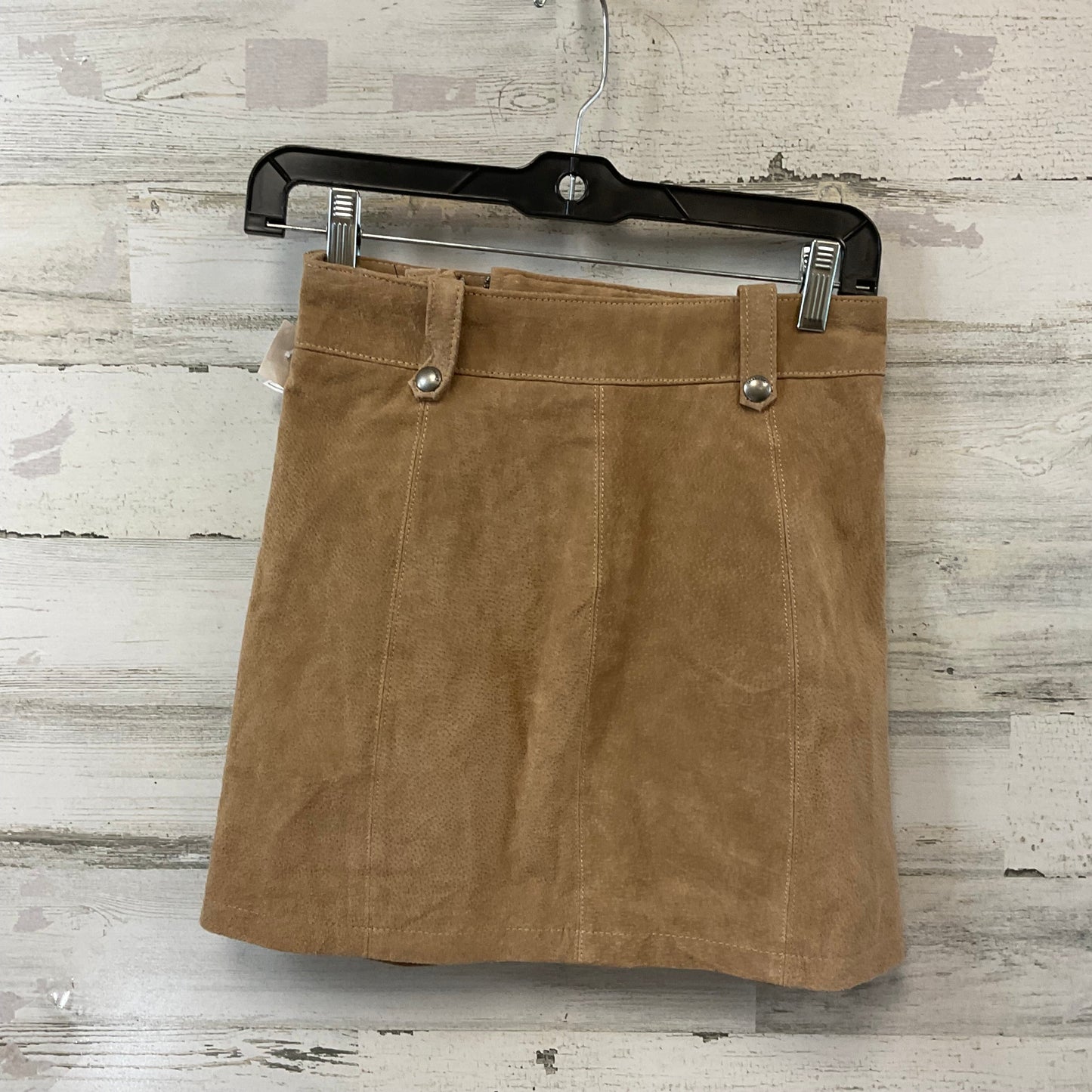 Leather Skirt Mini & Short By Blanknyc In Brown, Size: 00