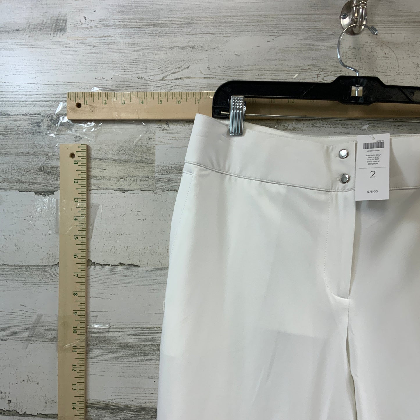 White Capris Chicos, Size 12