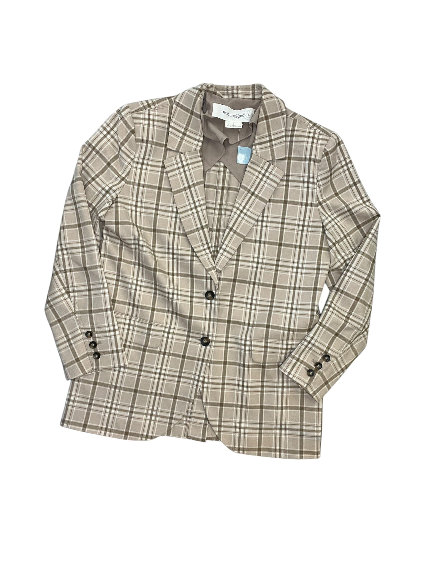 Blazer By Treasure And Bond In Brown, Size:S