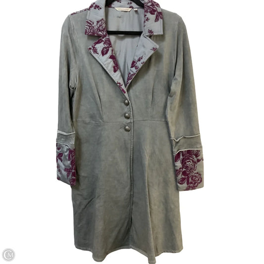 Jacket Other By Soft Surroundings In Grey & Pink, Size: M