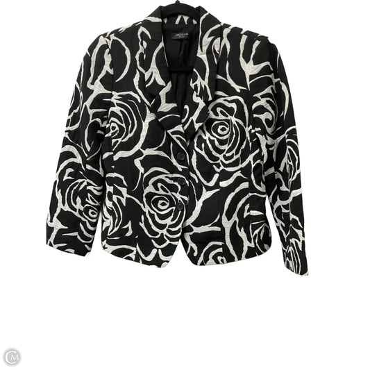 Blazer By Ann Taylor In Black & White, Size: M