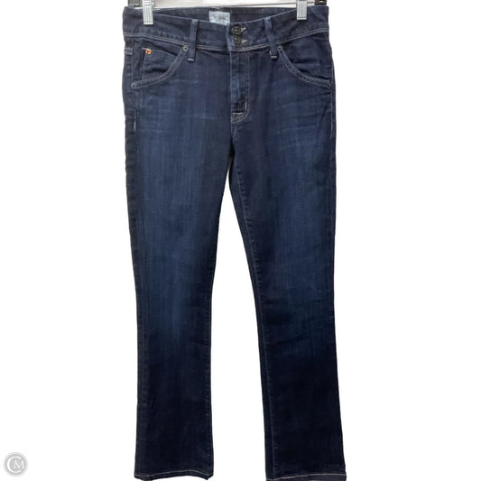 Jeans Boot Cut By Hudson In Blue Denim, Size: 4