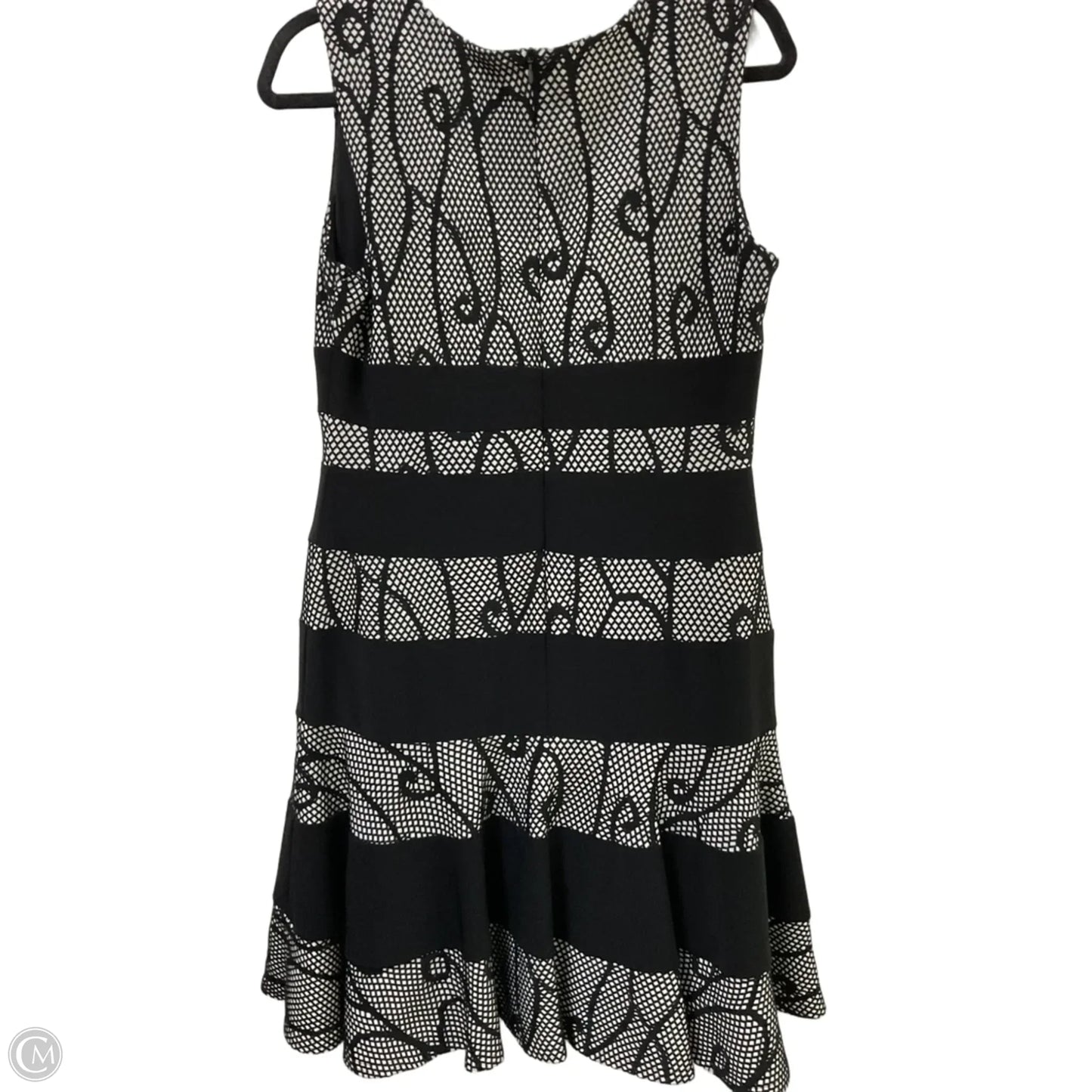 Dress Party Midi By Joseph Ribkoff In Black & White, Size: L
