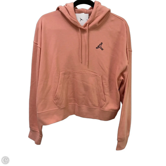 Sweatshirt Luxury Designer By Jordan In Coral, Size: S