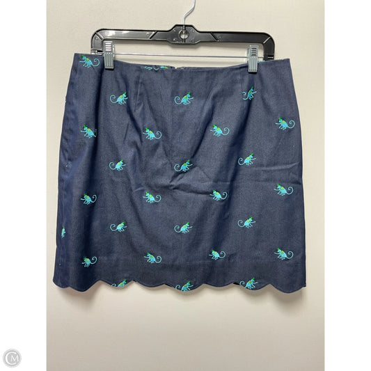 Skirt Designer By Lilly Pulitzer In Navy, Size: 10