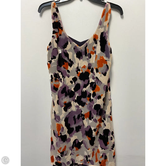Dress Casual Midi By Cabi In Cream & Purple, Size: Xs