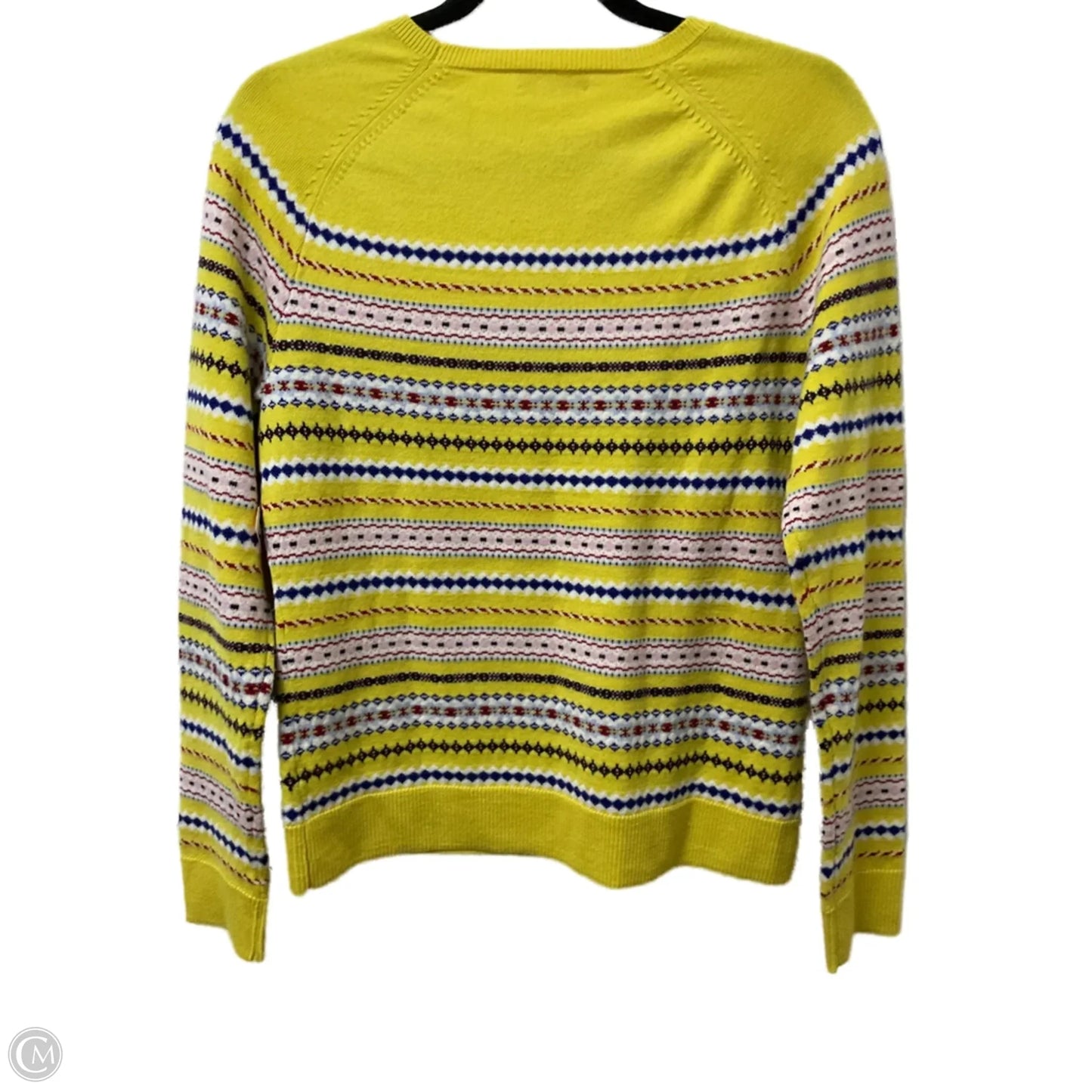 Sweater By Brooks Brothers In Yellow, Size: M