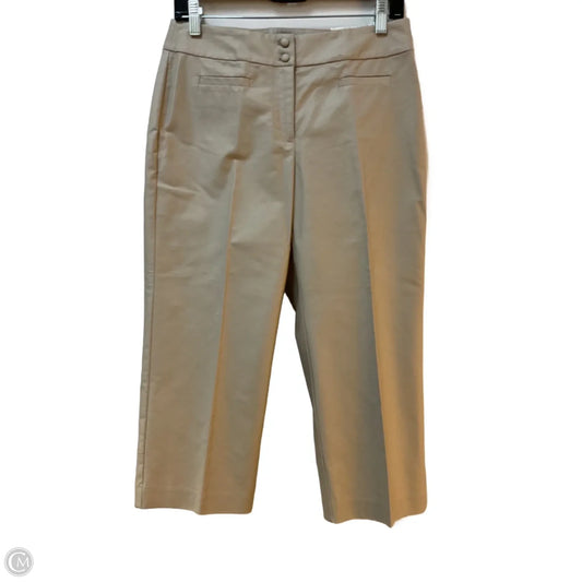 Pants Cropped By Ann Taylor In Taupe, Size: 4