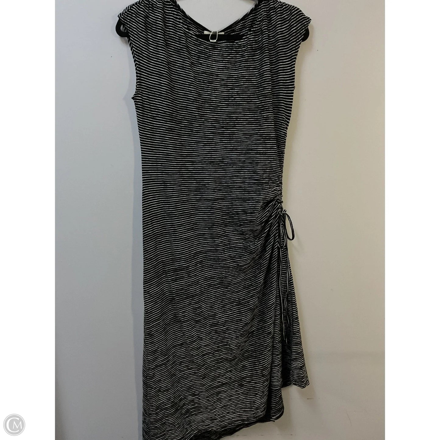 Dress Casual Midi By Max Studio In Black & Cream, Size: S