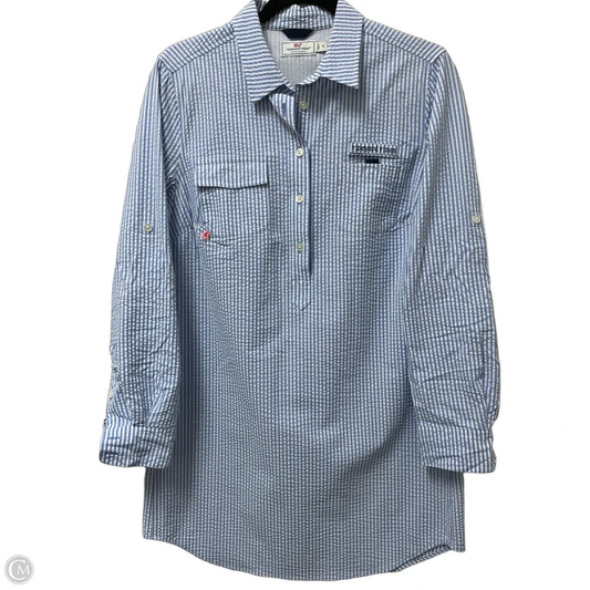 Dress Casual Midi By Vineyard Vines In Striped Pattern, Size: 4