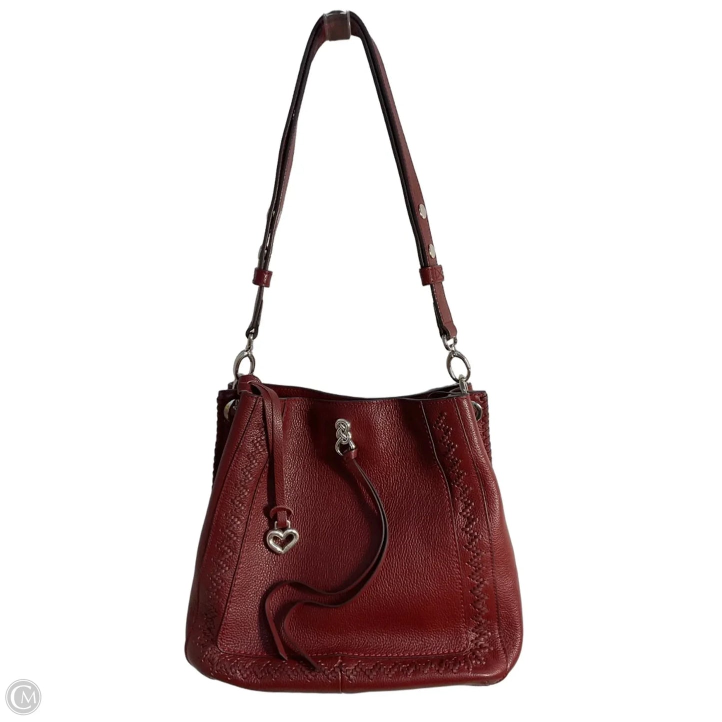 Handbag Leather By Brighton, Size: Large