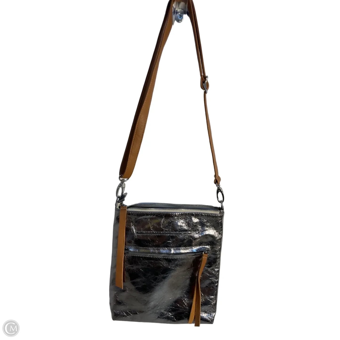 Crossbody Leather By Clothes Mentor, Size: Medium