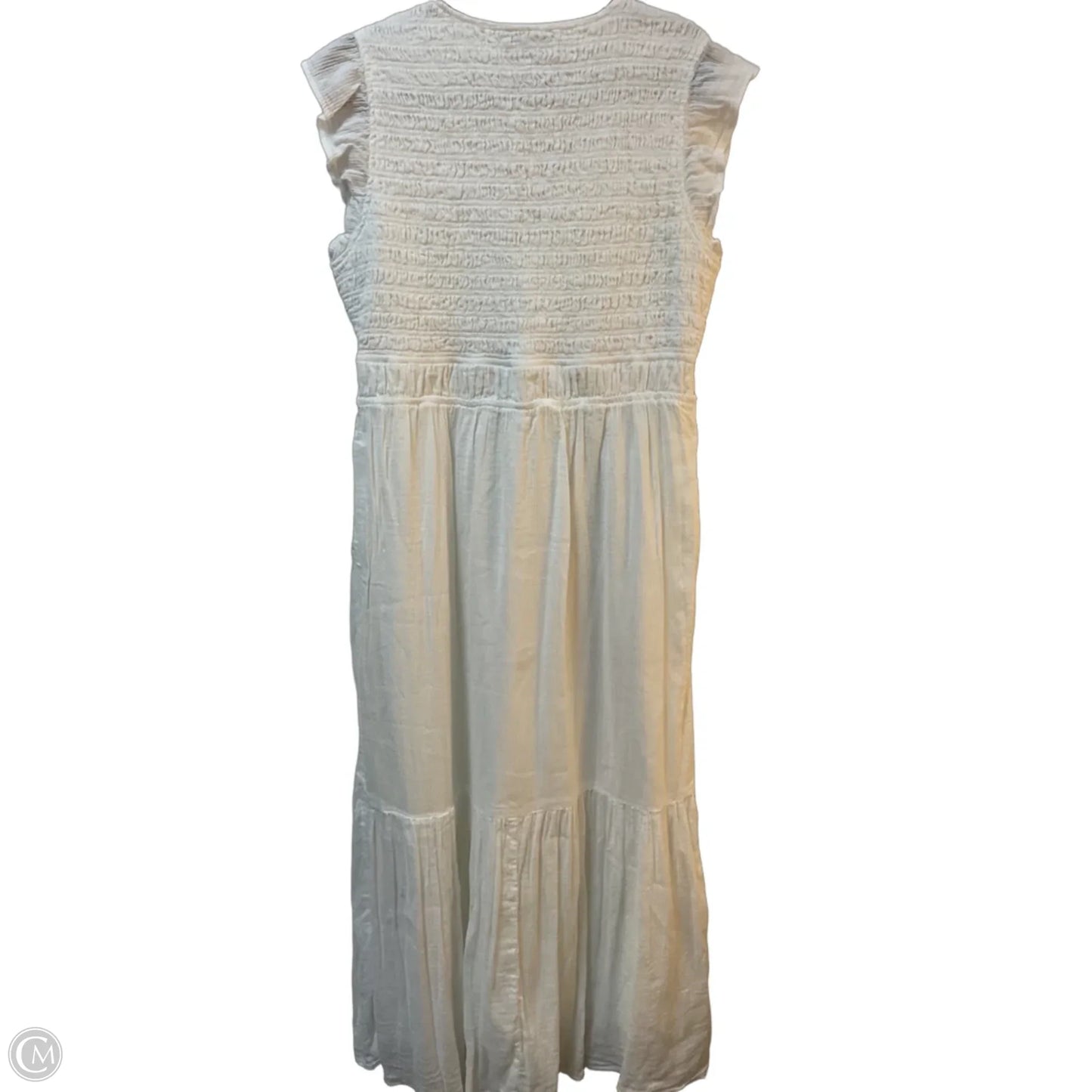 Dress Casual Maxi By Quince In White, Size: L