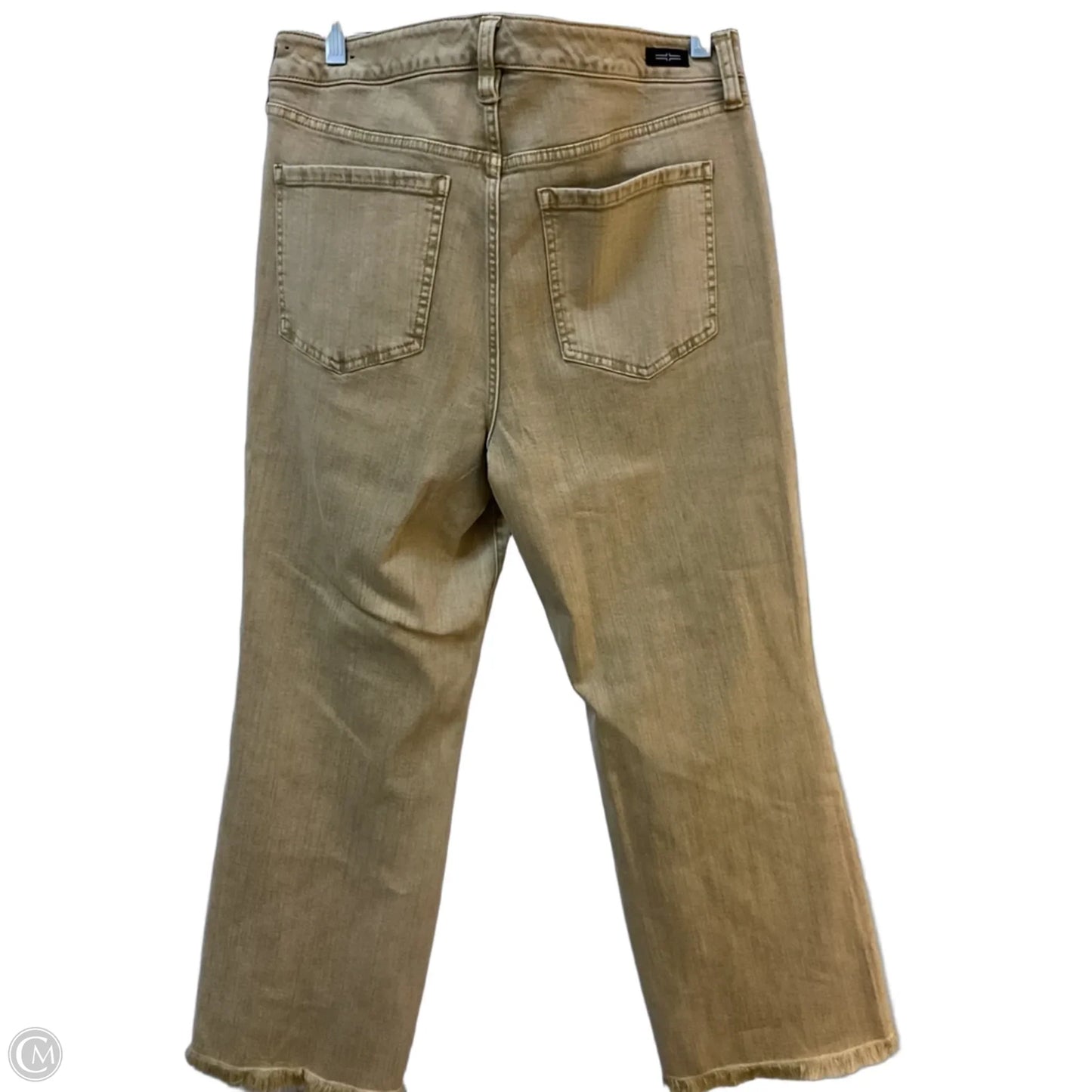 Jeans Cropped By Liverpool In Tan, Size: 14
