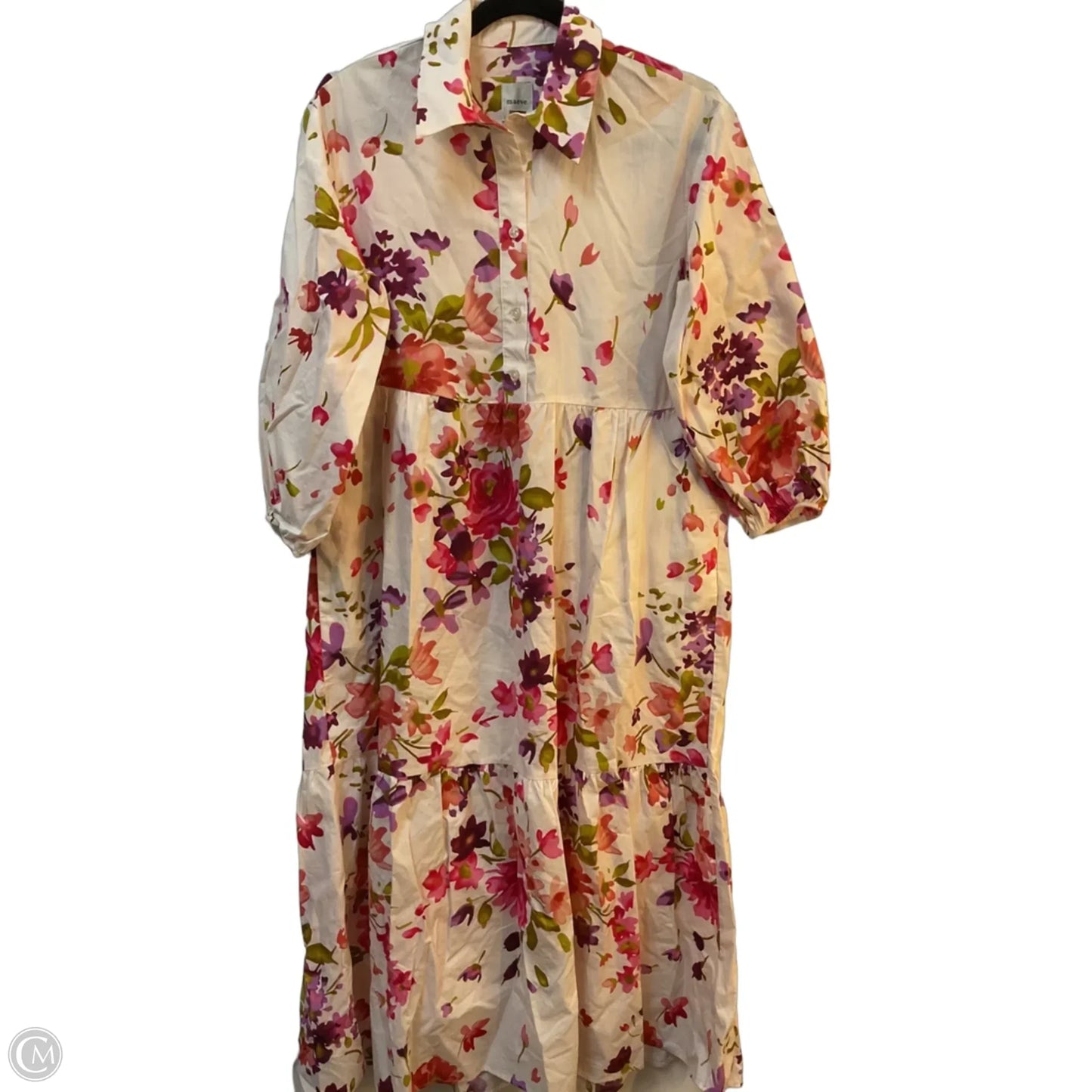 Dress Casual Maxi By Maeve In Floral Print, Size: Xs