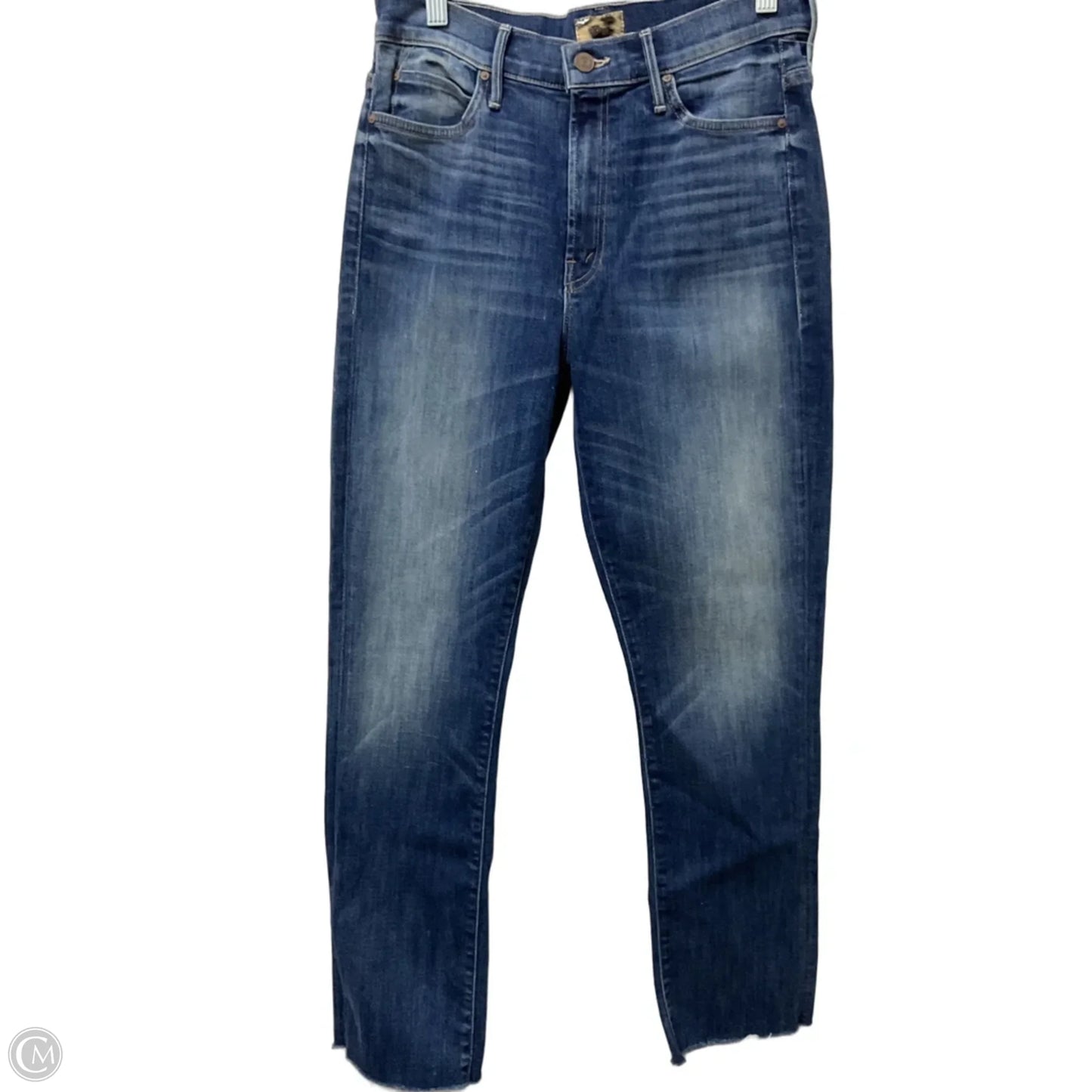 Jeans Cropped By Mother In Blue Denim, Size: 6
