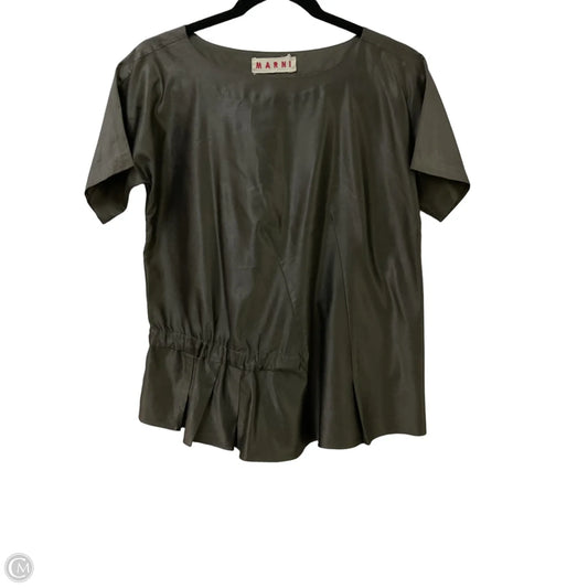 Blouse Designer By Marni In Taupe, Size: M