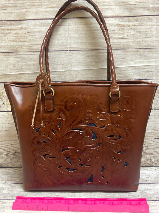 Tote Leather By Patricia Nash, Size: Large