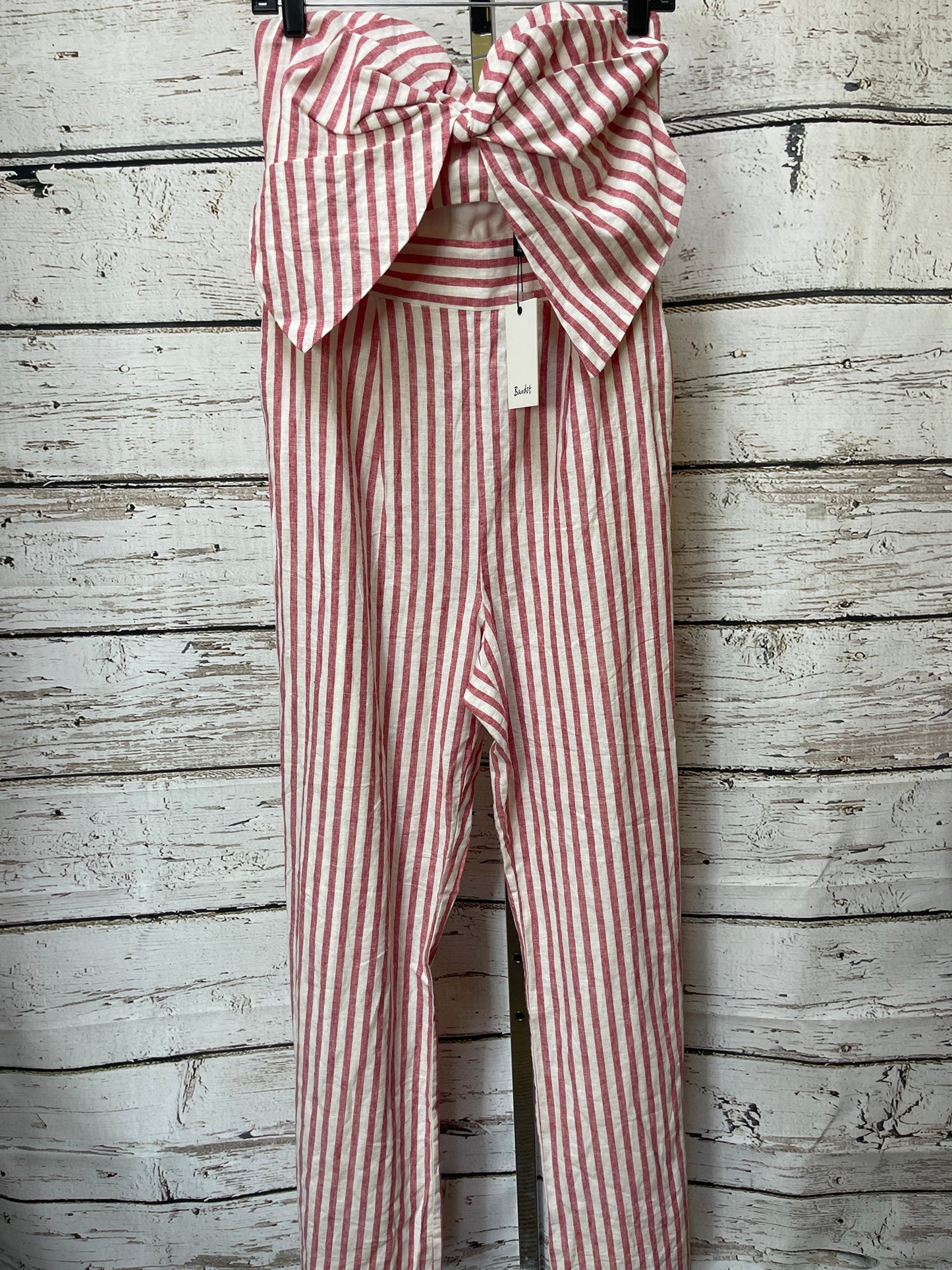 Striped Pattern Jumpsuit Bardot, Size M