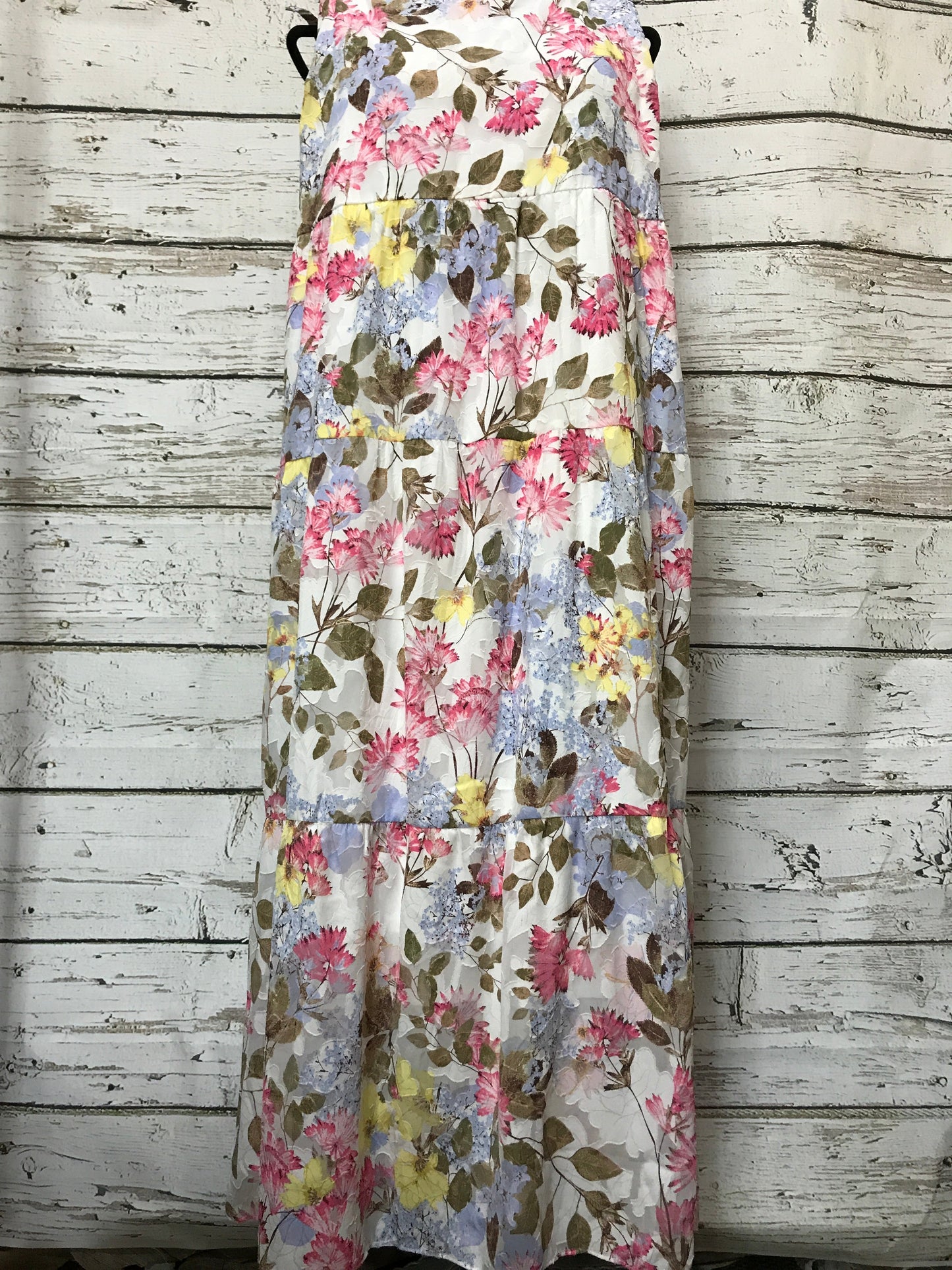 Floral Print Dress Party Long Lane Bryant, Size 2x