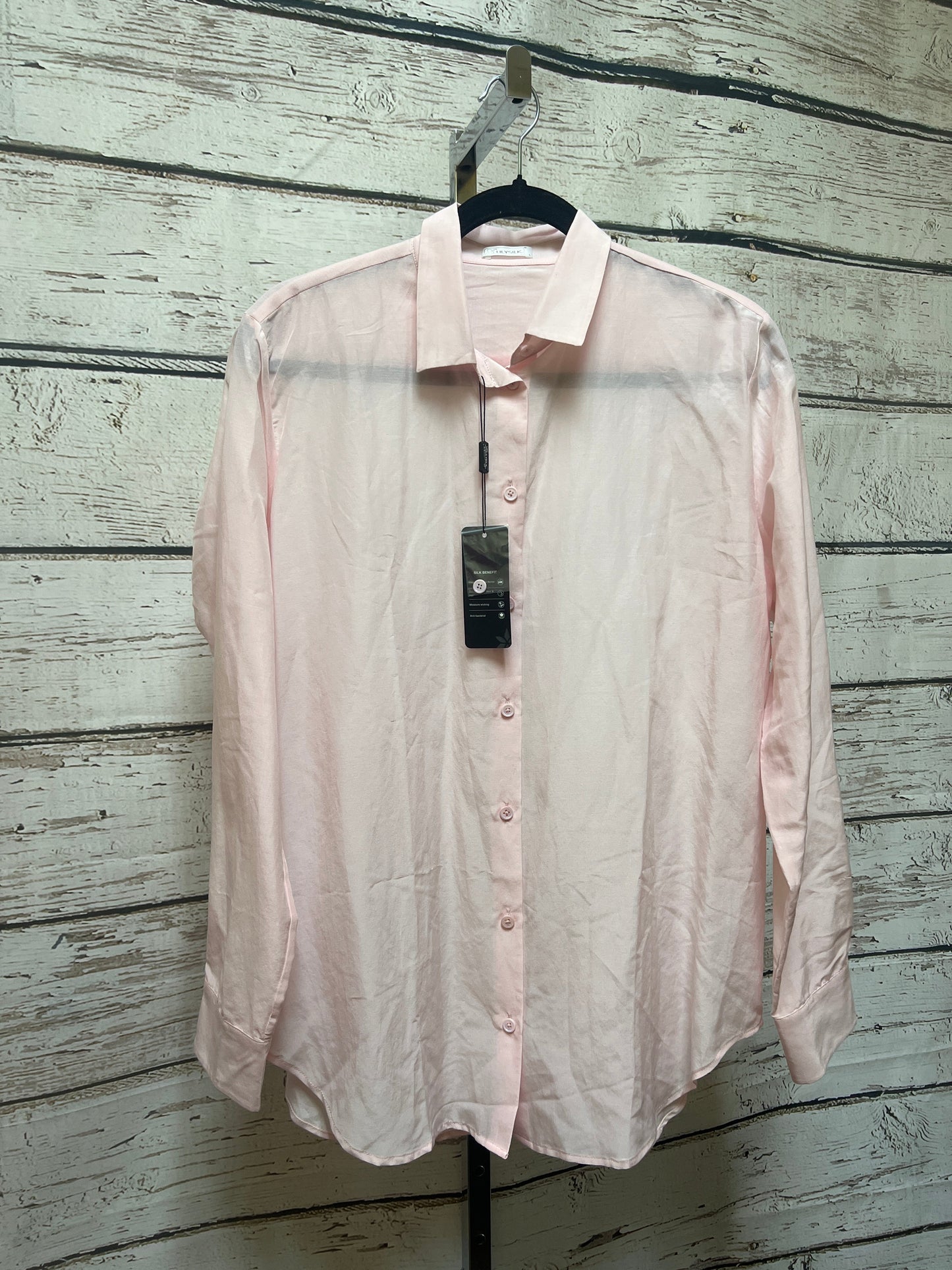 Pink Top Long Sleeve Cmc, Size L