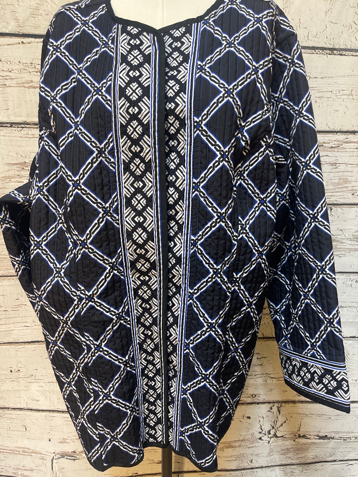 Jacket Other By Catherines In Black & Blue, Size: 3x