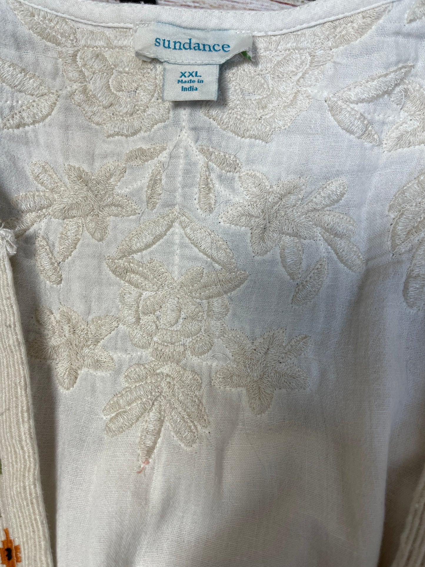 Cardigan By Sundance In Cream, Size: Xxl