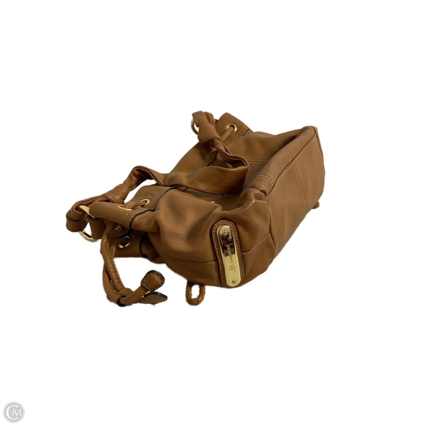 Handbag Leather By B. Makowsky, Size: Medium