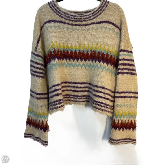 Sweater By Free People In Tan, Size: L