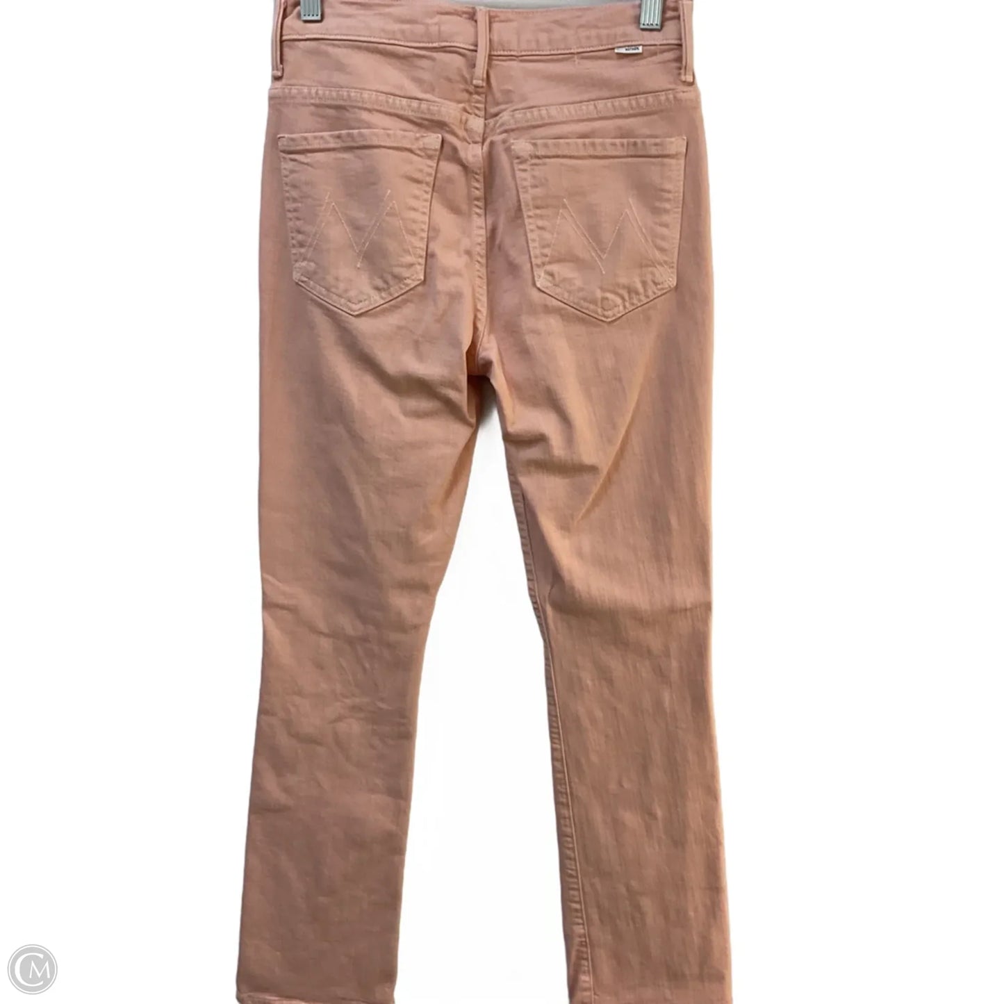 Jeans Boot Cut By Mother In Pink Denim, Size: 2