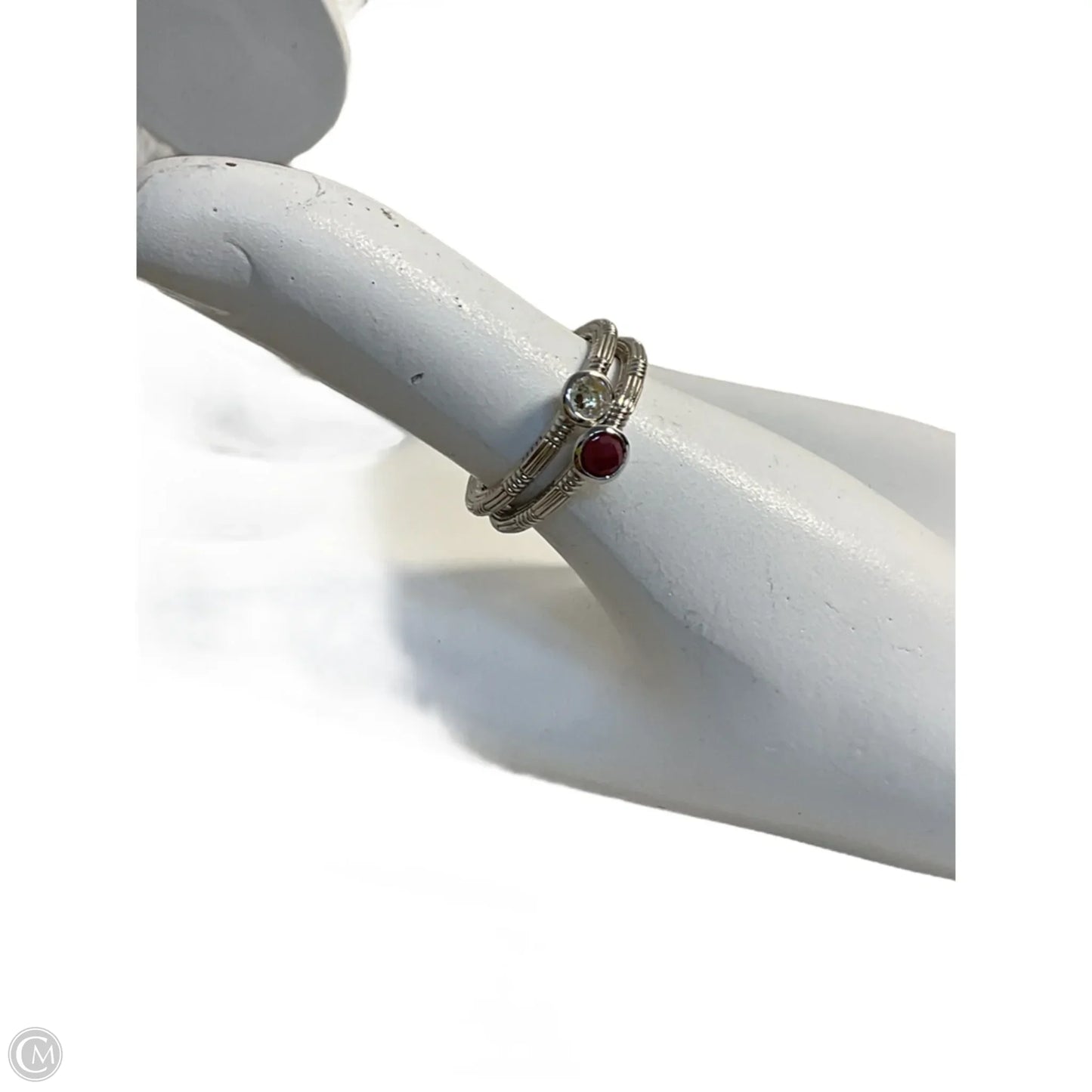 Ring Stackable By Cmb, Size: 02 Piece Set