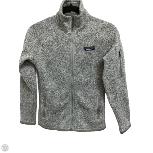 Jacket Fleece By Patagonia In Grey, Size: Xs