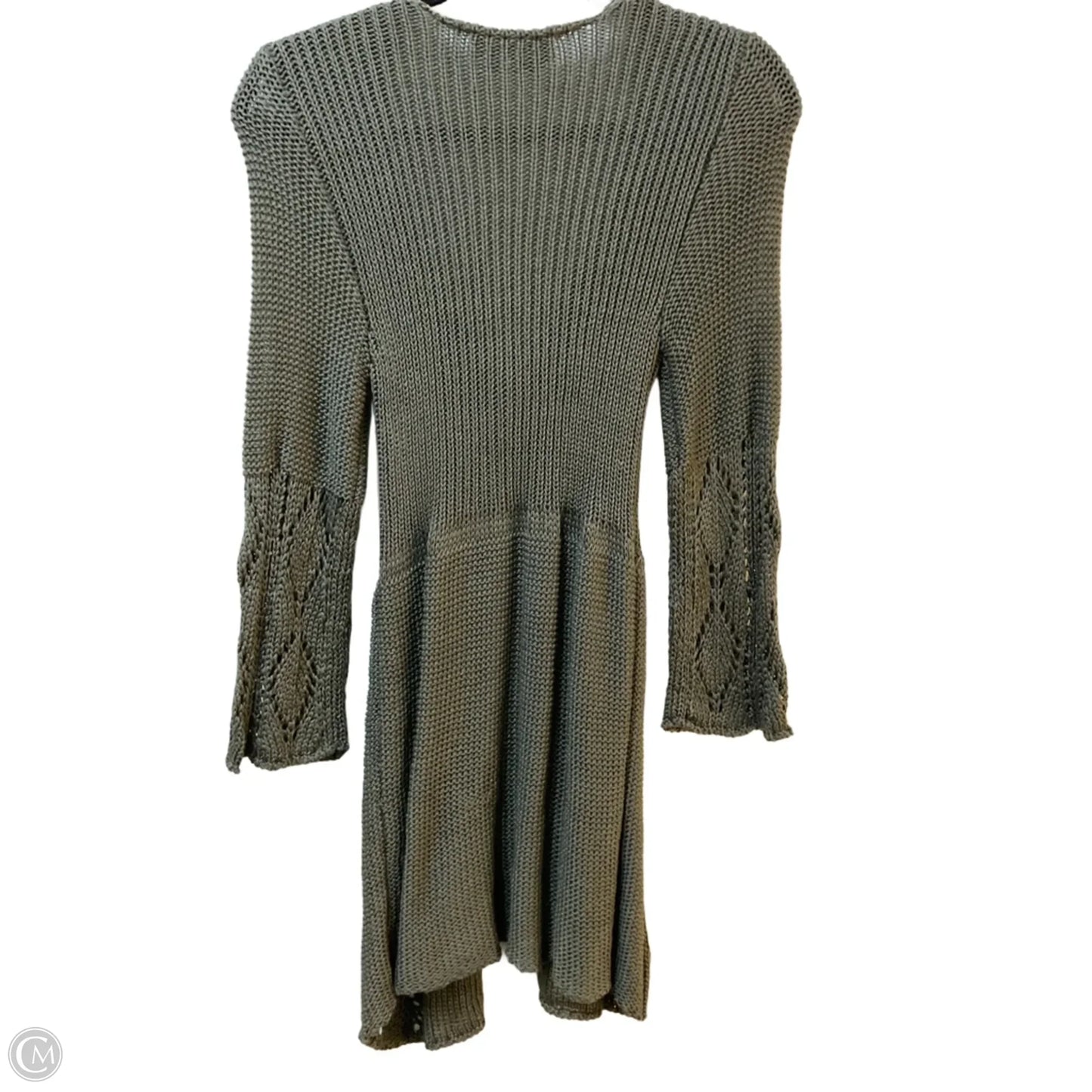 Sweater Cardigan By Cmb In Green, Size: S
