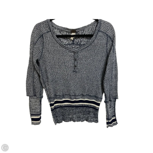 Sweater By We The Free In Blue & Cream, Size: M