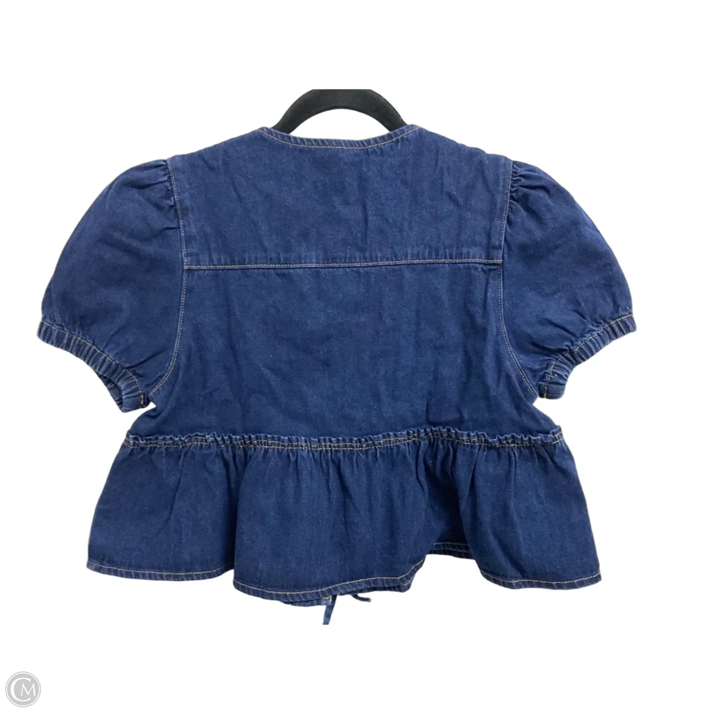 Jacket Other By Cider In Blue Denim, Size: Xs