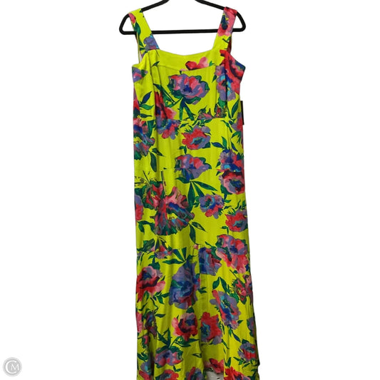 Dress Party Long By Vince Camuto In Tropical Print, Size: 2x